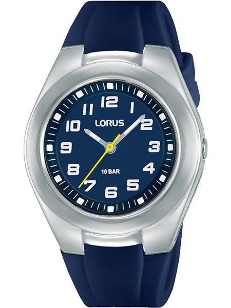 Lorus Kinderuhr RRX83GX9 unisexklocka, silikon armband