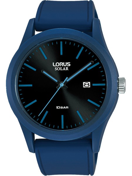 Lorus Solar RX305AX9 men's watch, silicone strap