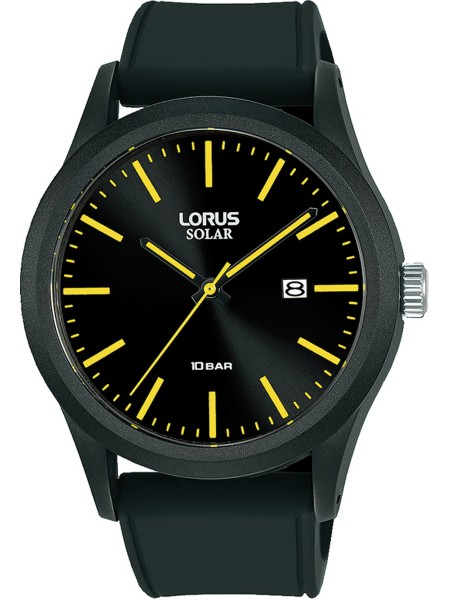 Lorus Solar RX301AX9 men's watch, silicone strap