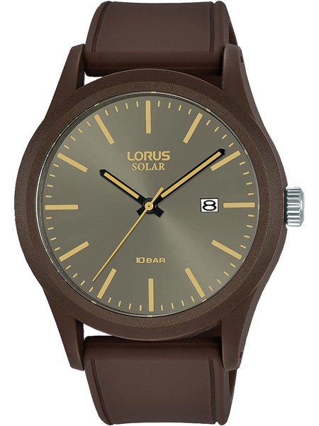 Lorus Solar RX307AX9 men's watch, silicone strap