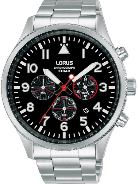 Lorus Chrono RT363JX9 men's watch, stainless steel strap