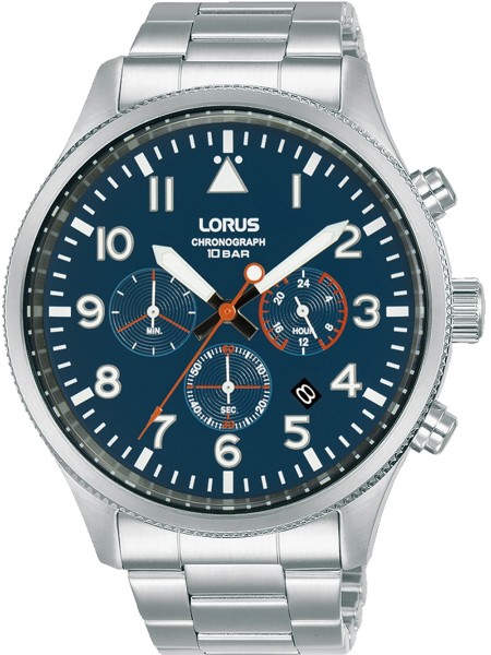Lorus Chrono RT365JX9 men's watch, stainless steel strap