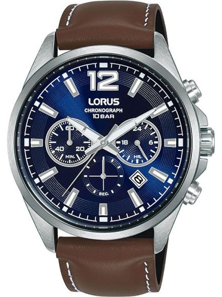 Lorus Chrono RT387JX9 men's watch, calf leather strap