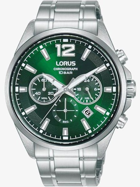 Lorus Chrono RT385JX9 men's watch, stainless steel strap
