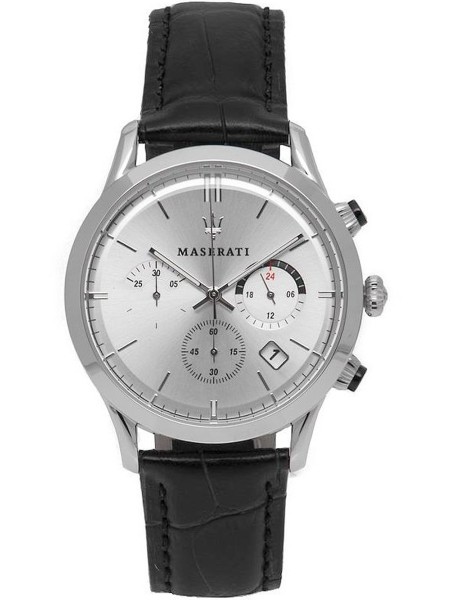 Maserati Ricordo Chrono R8871633001 montre pour homme, cuir de veau sangle