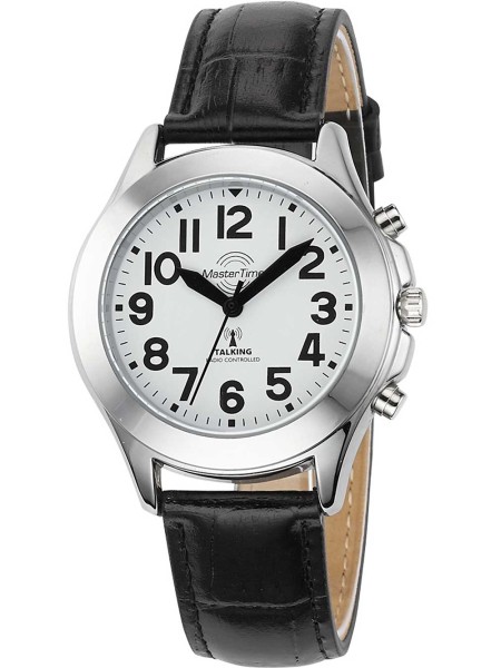 Master Time Sprechende Funkuhr MTLA-10705-60L ladies' watch, calf leather strap
