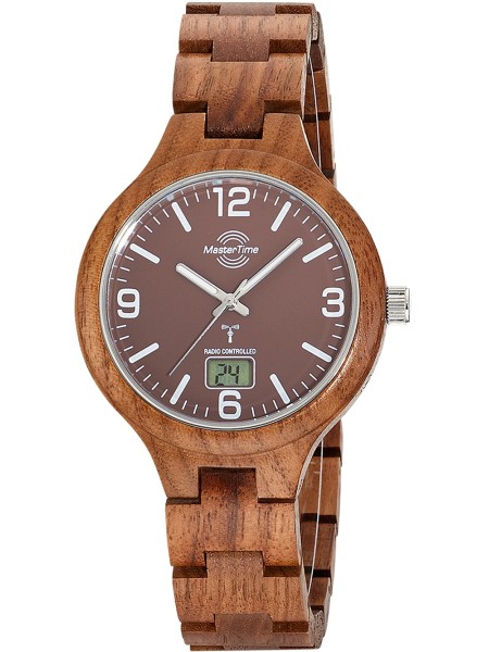Master Time Specialist Wood MTGW-10749-81W herrklocka, trä armband
