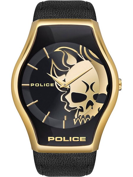 Police PEWJA2002301 men's watch, cuir de veau strap