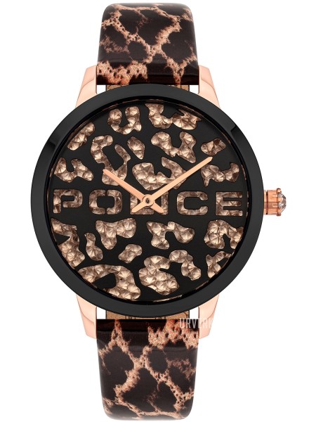 Police Bagan PL16028MSRB.02 Relógio para mulher, pulseira de piel de becerro