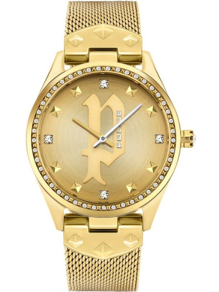 Police Pongua PL16029MSG.22MM Relógio para mulher, pulseira de acero inoxidable