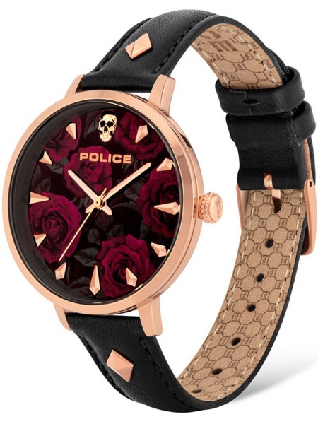 Police PL16034MSR.02 Relógio para mulher, pulseira de piel de becerro