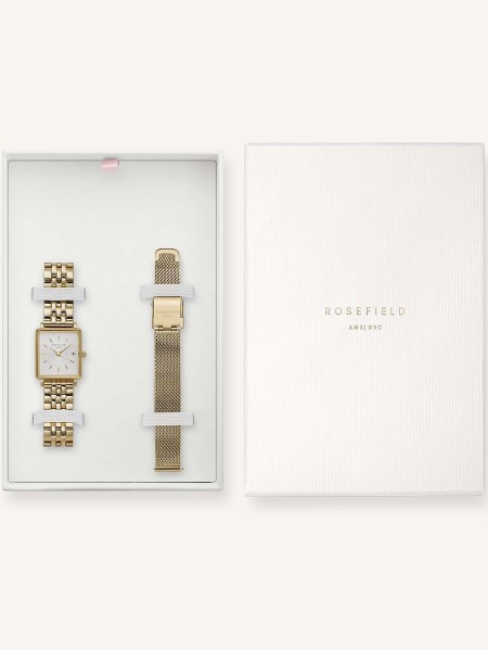 Rosefield The Boxy XS BMWMG-X240 ladies' watch, stainless steel strap