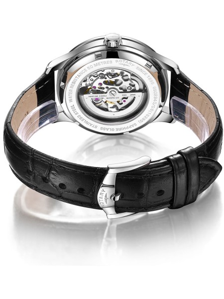 Rotary Greenwich Automatik GS02940/30 montre pour homme, cuir de veau sangle