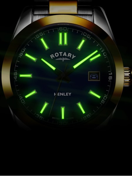 Rotary Henley GB05181/05 Reloj para hombre, correa de acero inoxidable