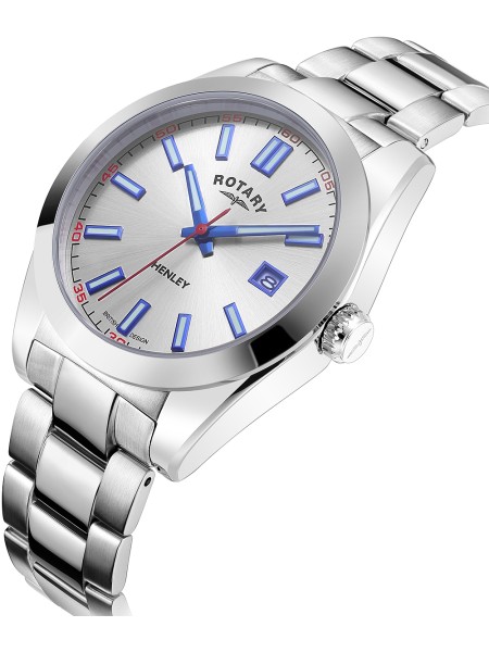 Rotary Henley GB05180/59 men's watch, acier inoxydable strap