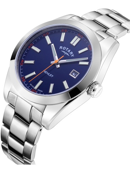 Rotary Henley GB05180/05 men's watch, acier inoxydable strap