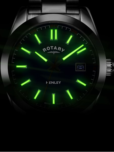 Rotary Henley GB05180/05 Reloj para hombre, correa de acero inoxidable