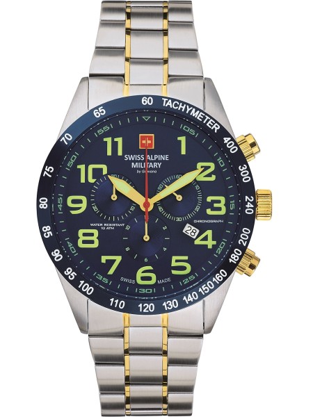 Swiss Alpine Military SAM7047.9145 montre pour homme, acier inoxydable sangle