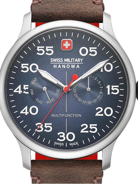 Swiss Military Hanowa Active Duty 06-4335.04.003 Reloj para hombre, correa de piel de becerro
