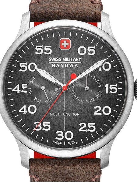 Swiss Military Hanowa Active Duty 06-4335.04.009 montre pour homme, cuir de veau sangle