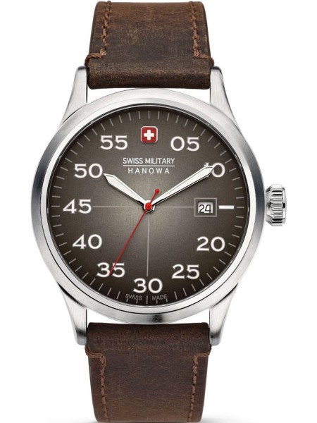 Swiss Military Hanowa 06-4280.7.04.009 montre pour homme, cuir de veau sangle