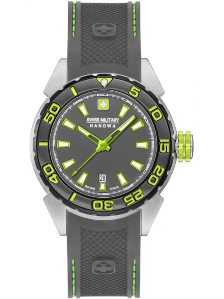 Swiss Military Hanowa Scuba Diver Lady 06-6323.04.009 Relógio para mulher, pulseira de silicona