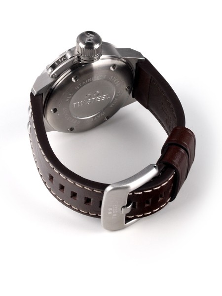 TW-Steel Canteen Leather CS31 Reloj para hombre, correa de piel de becerro
