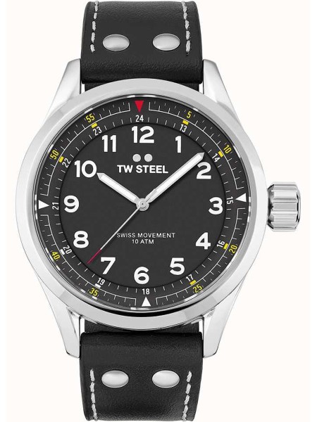 TW-Steel Volante SVS103 montre pour homme, cuir de veau sangle