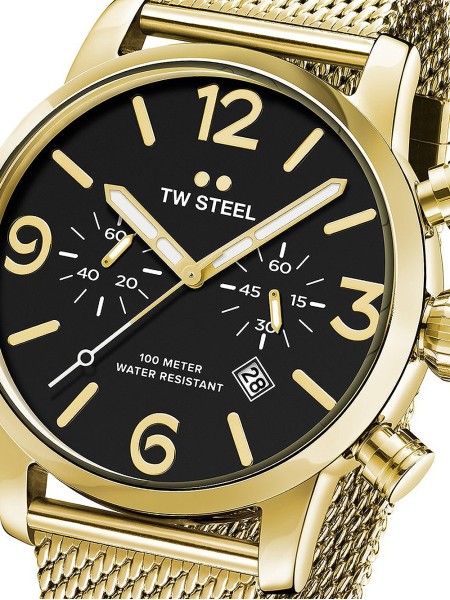 TW-Steel Maverick Chronograph MB24 men's watch, stainless steel strap