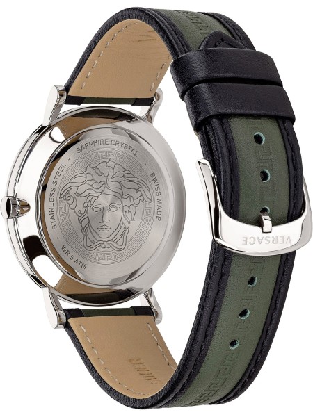 Versace VEJ400121 men's watch, calf leather strap