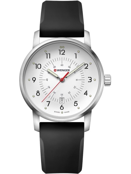 Wenger Avenue 01.1641.113 men's watch, silicone strap