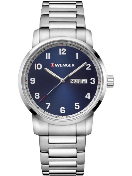 Wenger Attitude 01.1541.121 men's watch, stainless steel strap