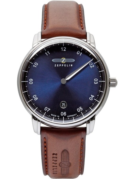 Zeppelin Monotimer 8642-3 men's watch, calf leather strap