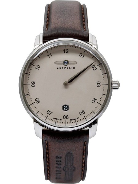 Zeppelin Monotimer 8642-5 men's watch, calf leather strap