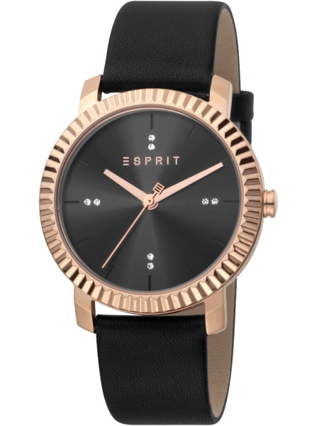 Esprit ES1L185L0035 damklocka, äkta läder armband