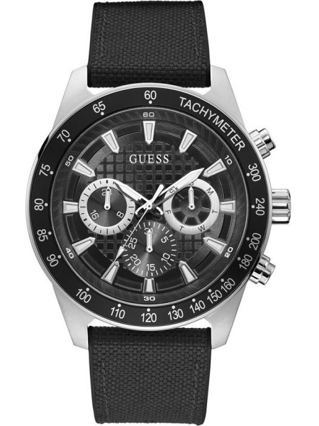 Guess Magnitude GW0206G1 men's watch, real leather strap