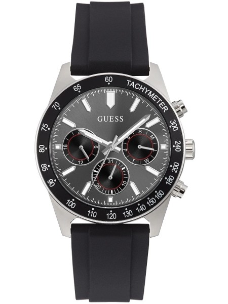 Guess GW0332G1 Herrenuhr, silicone Armband