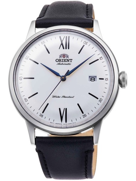 Orient Automatik RA-AC0022S10B men's watch, real leather strap