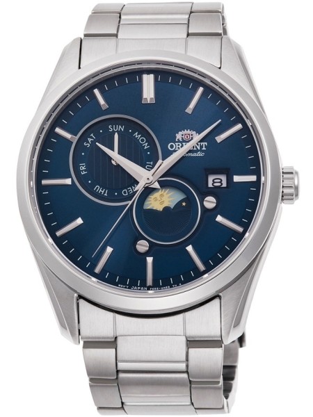 Orient Moon Phase Automatic RA-AK0308L10B men's watch, stainless steel strap