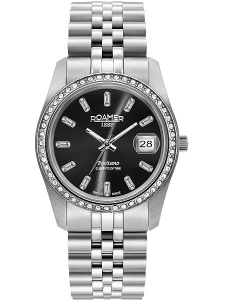 Roamer 853858415920 Relógio para mulher, pulseira de acero inoxidable
