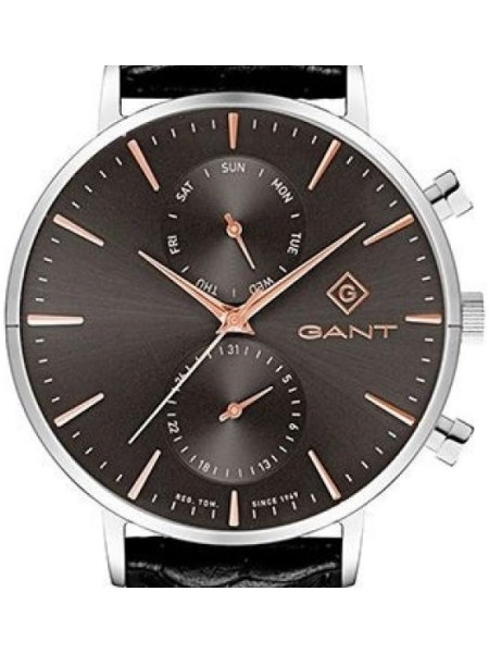 Gant G121007 montre pour homme, cuir véritable sangle