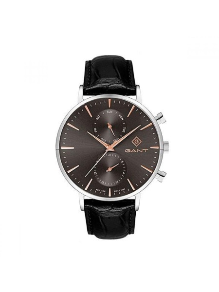 Gant G121007 men's watch, real leather strap