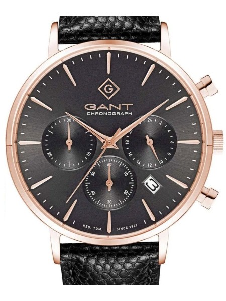 Gant G123006 men's watch, real leather strap