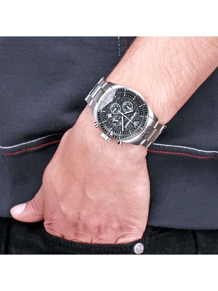 Emporio Armani AR0585 men's watch, acier inoxydable strap