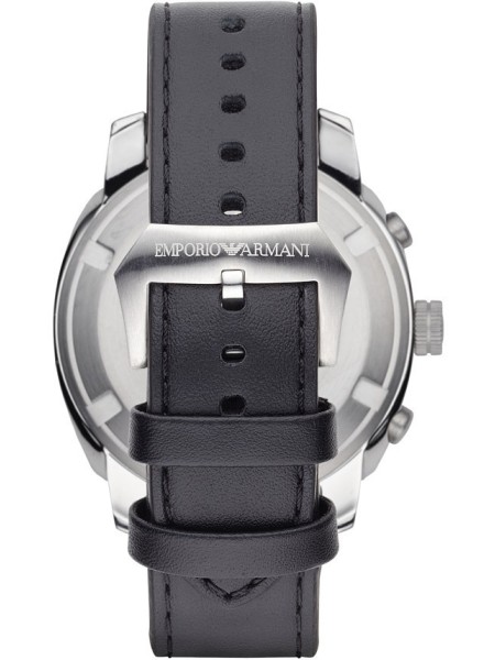 Emporio Armani AR6054 Reloj para hombre, correa de cuero real