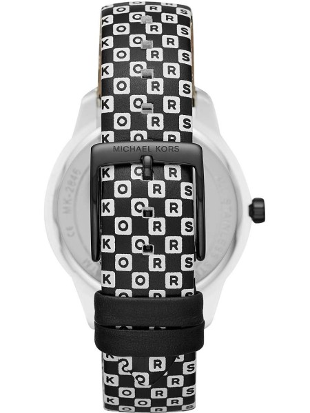 Michael Kors MK2846 ladies' watch, real leather strap