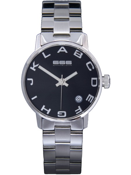 666barcelona 666-276 γυναικείο ρολόι, με λουράκι stainless steel
