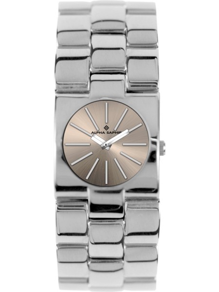 Alpha Saphir 271K γυναικείο ρολόι, με λουράκι stainless steel
