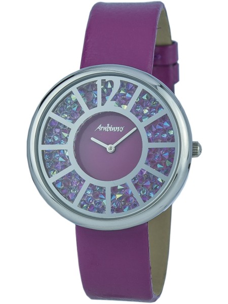 Arabians DBA2242P γυναικείο ρολόι, με λουράκι real leather