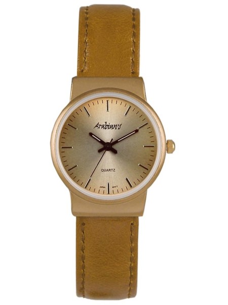 Arabians DBP2200C γυναικείο ρολόι, με λουράκι real leather